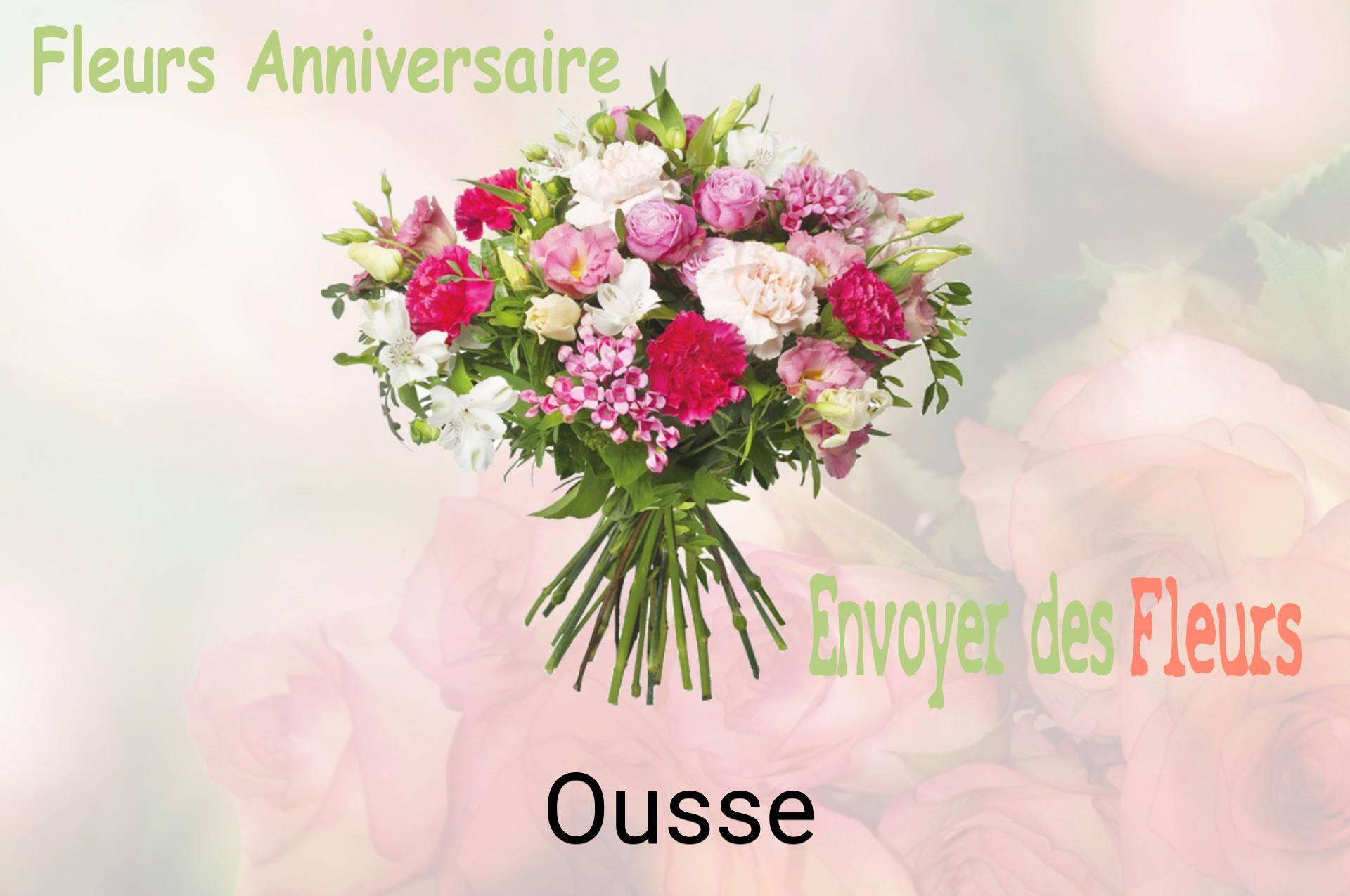 Bouquet de fleurs d’anniversaire livré à Ousse